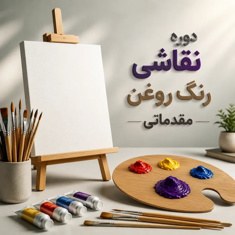 دوره نقاشی رنگ روغن مقدماتی