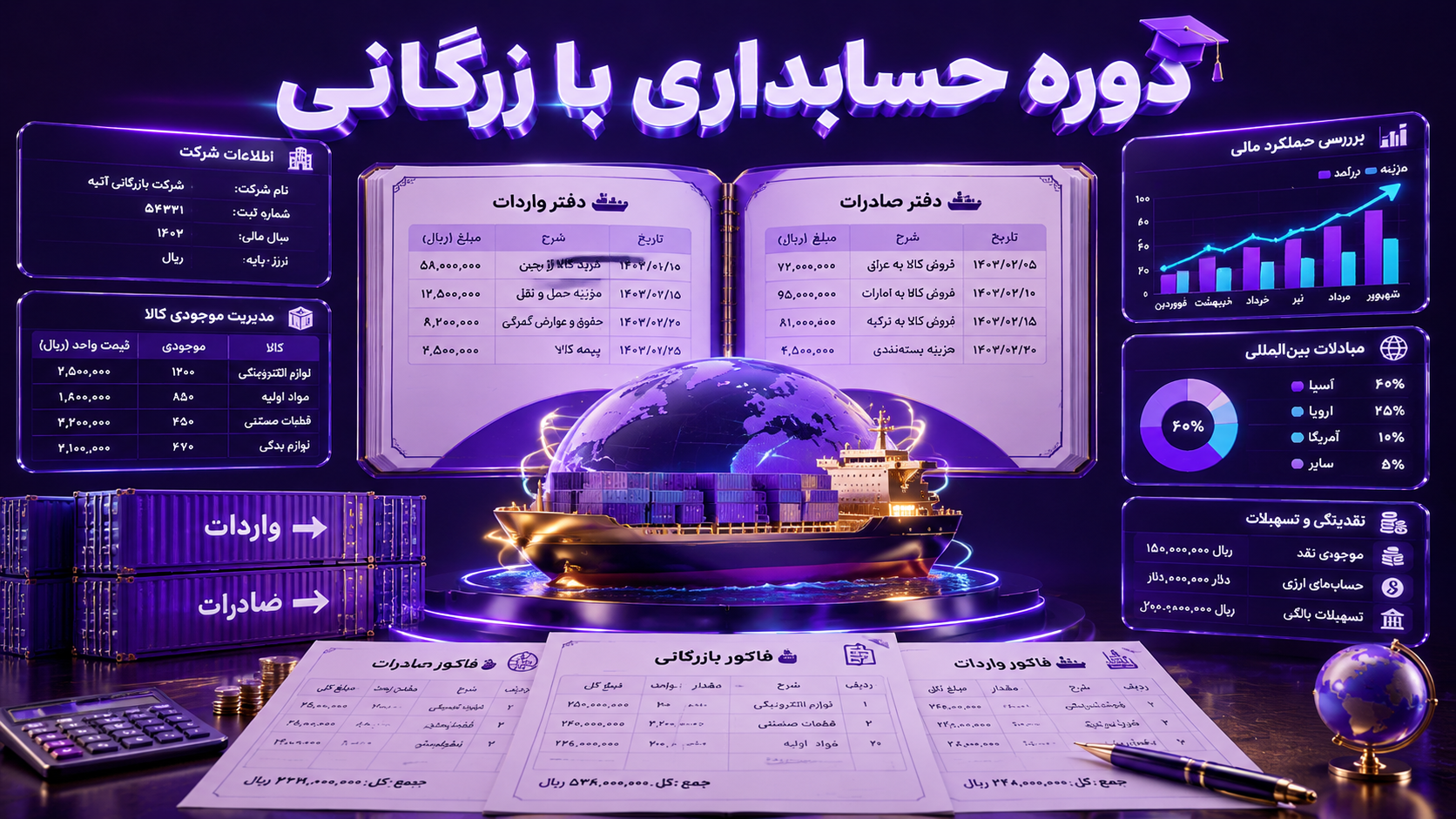 دوره حسابداری بازرگانی