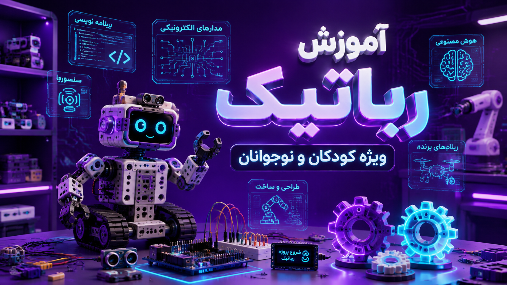 آموزش رباتیک ویژه کودکان و نوجوانان آموزش رباتیک ویژه کودکان و نوجوانان