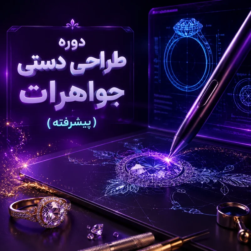 دوره طراحی دستی جواهرات (پیشرفته)